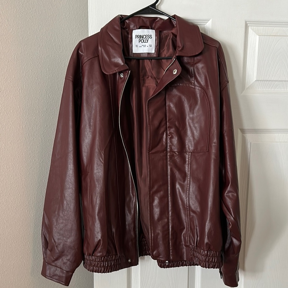 Princess Polly women’s Burgundy Jacket